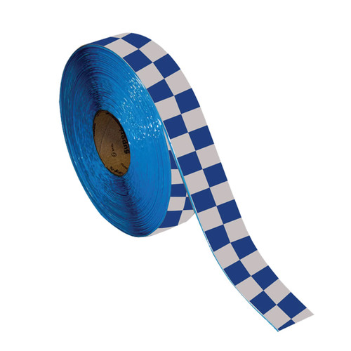 Superior Mark®  Floor Tape - Black/White Checkboard