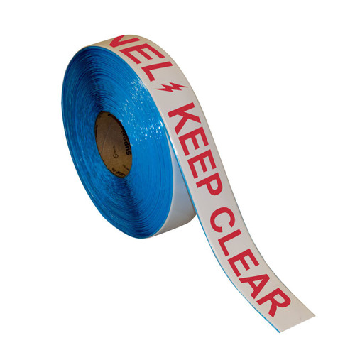 Superior Mark® Repeating Message Floor Tape - "ELECTRICAL PANEL KEEP CLEAR"