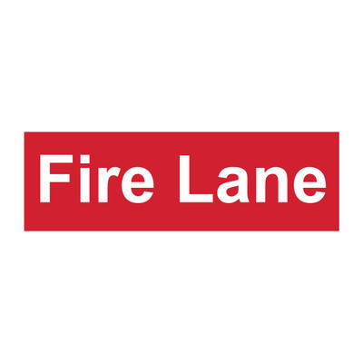 Fire Lane Signs