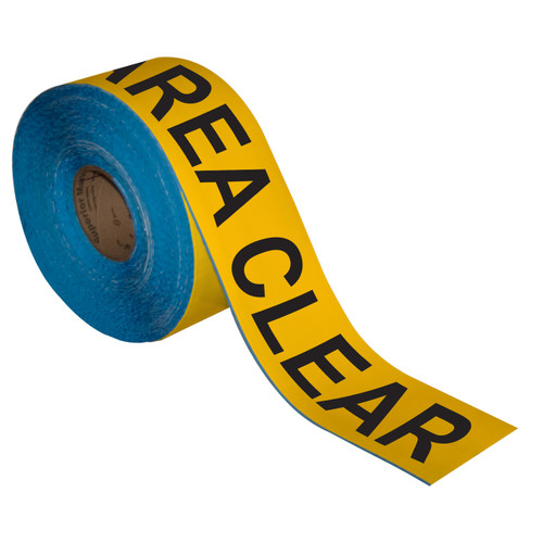 Superior Mark® Repeating Message Floor Tape - "KEEP AREA CLEAR"