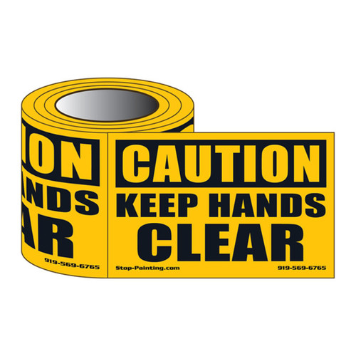 Keep Hands Clear Safety Labels