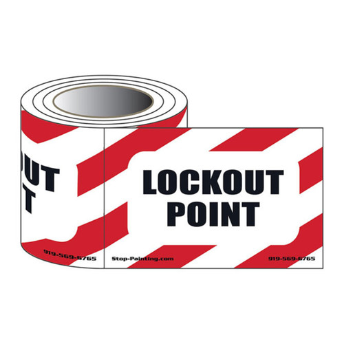 LockOut Point Safety Labels