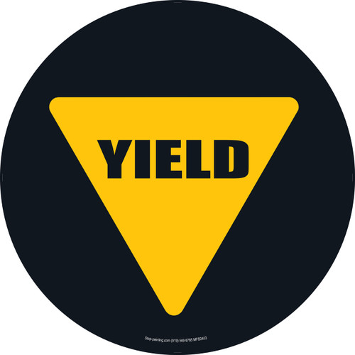 Yield Floor Sign