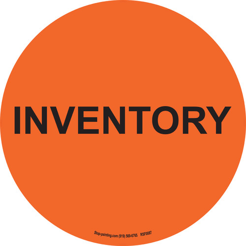 Inventory Floor Sign