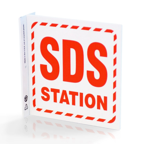 GHS/SDS L-Style Station Sign
