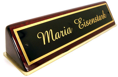 Custom Pantheon Nameplates 1.8125” x 9”