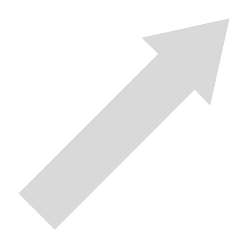 Superior Mark® Arrow Floor Markers - White