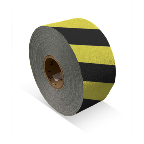 Anti Slip Tape - Yellow/Black Stripe - 3" x 60' Roll