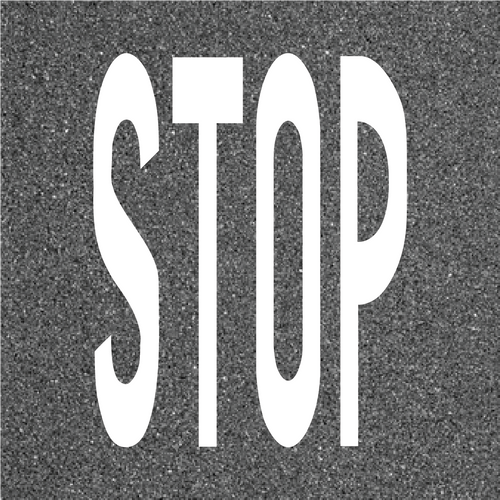 STOP Highway Lane Markings