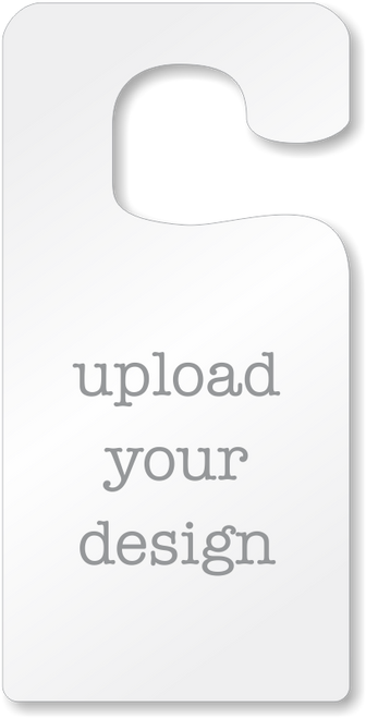 Custom 35 mil Parking Hang Tag - 7” x 3.5”- 50 Tags/Pack